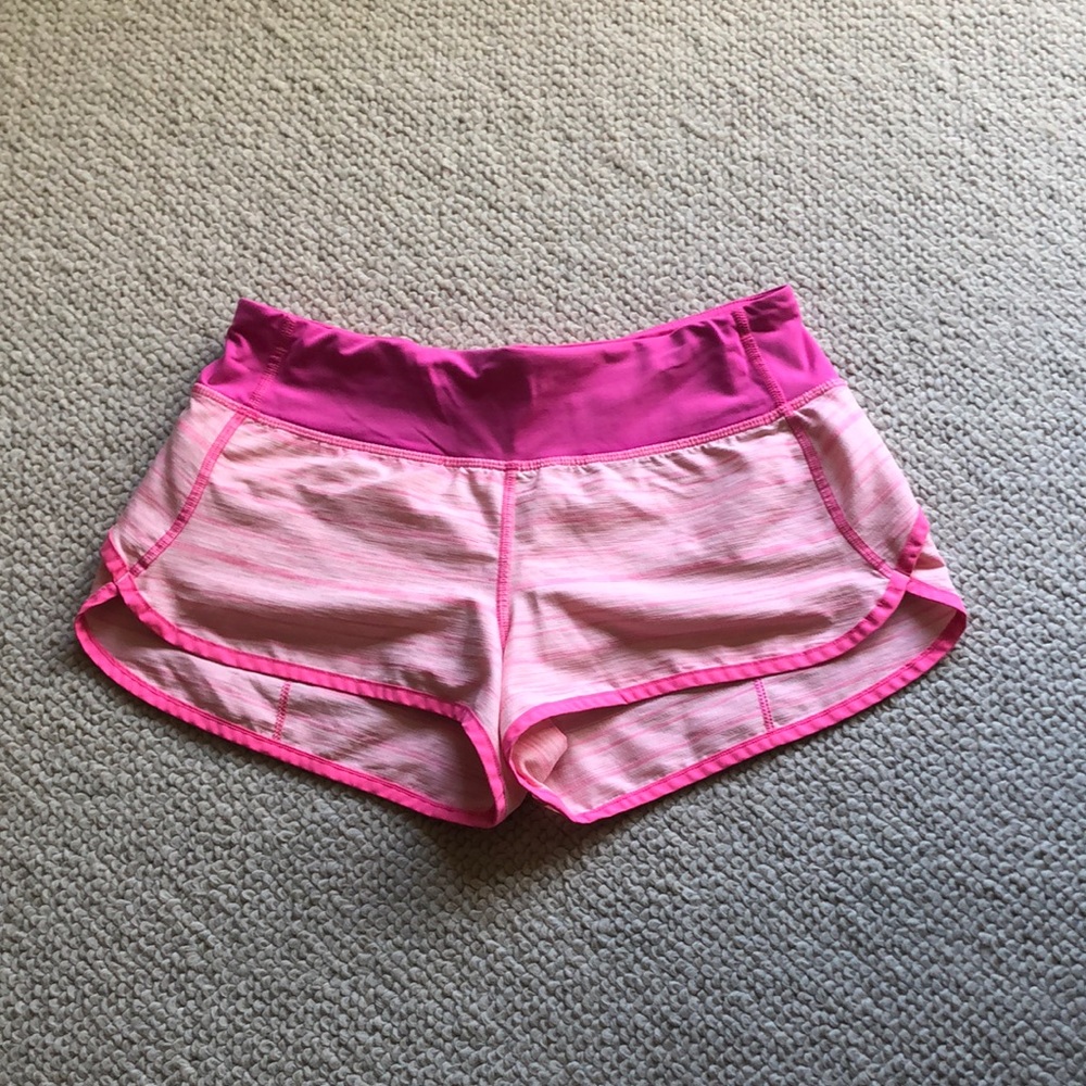 Lululemon speed short pink parfait/pinkelicious W7779S